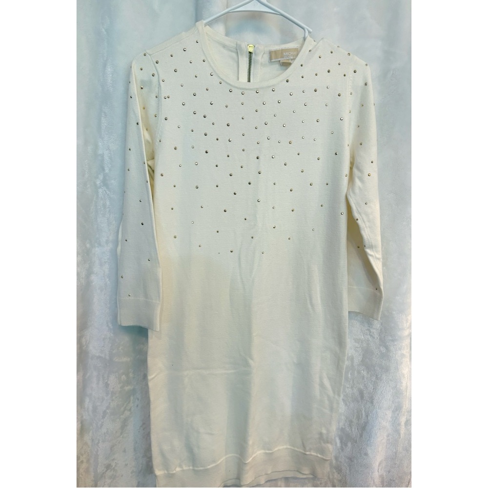 Michael Kors Studded Long Sleeve Dress